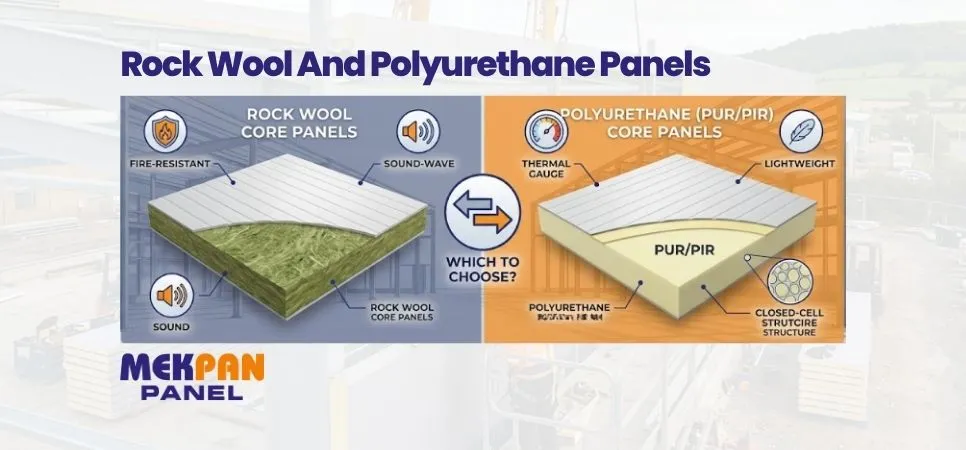 Rock wool vs. polyurethane panels Turkey